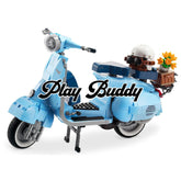 Vespa 125 Technical Famous Motorcycle 1106PCS Assembled Brick Blocks Model Toy Vespa 125 Building Blocks